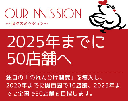 2015年までに50店舗へ